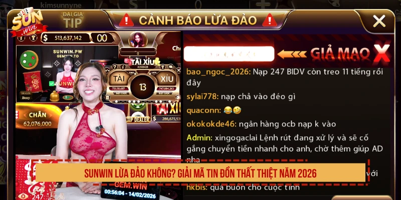 SUNWIN lừa đảo không